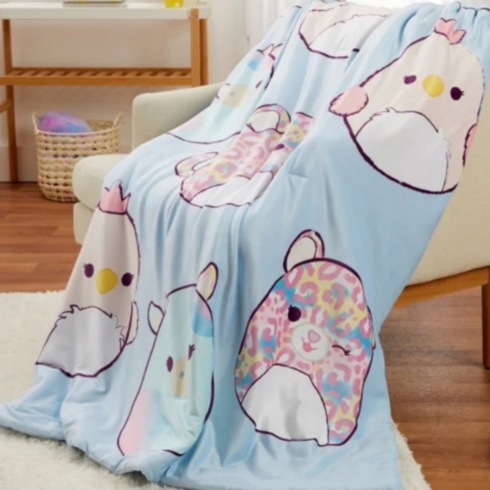 💖🌸Squishmallows Snuggle Throw Blanket